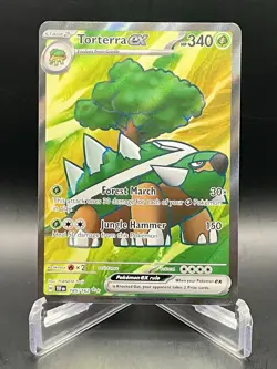 Torterra ex 185/162 Temporal Forces Ultra Rare Full Art Holo Pokemon TCG NM/M - Image 1
