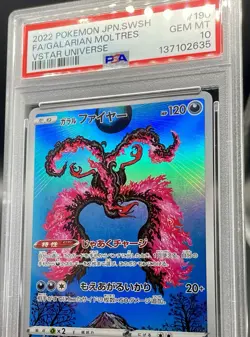 PSA 10 Galarian Moltres 190/172 VSTAR Universe Japanese SWSH Pokemon GEM MINT - Image 3