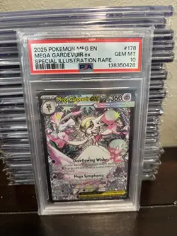 Pokemon Mega Gardevoir ex Special Illustration Rare Holo 178/132 Me01 PSA 10 - Image 1
