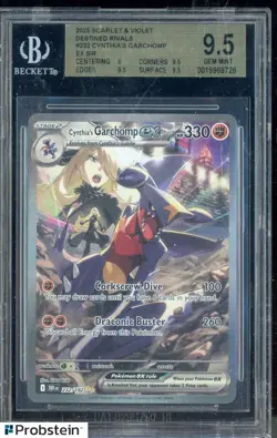2025 Pokemon DRI EN Special Illustration Rare #232 Cynthia's Garchomp ex BGS 9.5 - Image 1