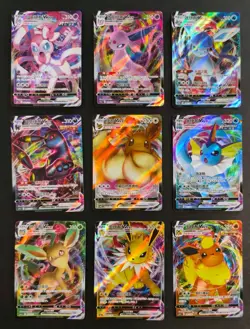 Eeveelutions Vmax Umbreon Jolteon RRR Eevee VMAX Chinese Pokemon Lot 9 NE40 - Image 1