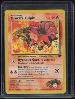 2000 Pokemon Gym Challenge #37 Brock's Vulpix - Image 1
