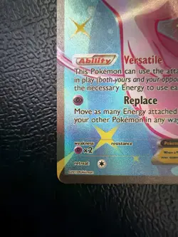 Pokemon Mew EX Full Art Ultra Rare Holo RC24/RC25 Legendary Treasures 120 HP - Image 5