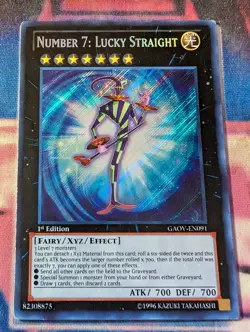 Number 7: Lucky Straight GAOV 1st LP Yugioh - Image 1