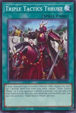 Triple Tactics Thrust L26D-ENS23 Legendary Modern Decks 2026 1st Ed Yugioh! NM - Image 1