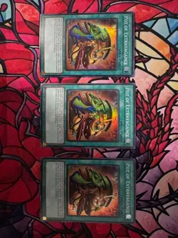 3x Pot of Extravagance RA01-EN059 Super Rare NM-M 1st Edition - Image 1