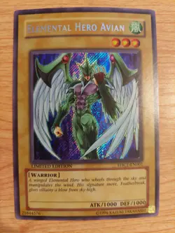 Elemental Hero Avian - EHC1-EN001 - Very Lightly Played VLP - Secret Rare - Image 1
