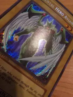 Elemental Hero Avian - EHC1-EN001 - Very Lightly Played VLP - Secret Rare - Image 2