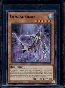 2022 Yu-Gi-Oh Duels From the Deep Crystal Shark 1st #LED9-EN002 - Image 1