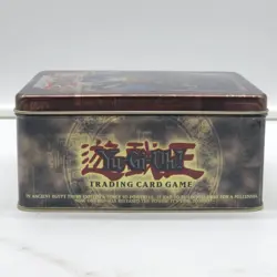 2003 Yu-Gi-Oh Dark Magician Collector Tin Empty Metal Case Konami Vintage - Image 4