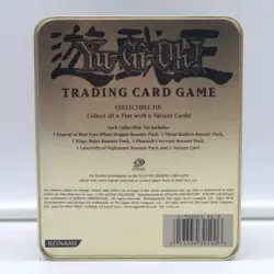 2003 Yu-Gi-Oh Dark Magician Collector Tin Empty Metal Case Konami Vintage - Image 5