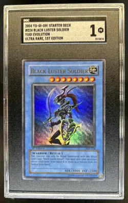 2004 Yu-Gi-Oh Starter Deck Yugi Evolution 1st Black Luster Soldier SYE-024 SGC 1 - Image 1