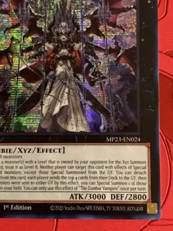 YuGiOh 25th Anniversary Tin The Zombie Vampire MP23-EN024 1st Edition - Image 5