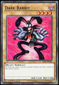 Dark Rabbit SS01-ENC04 Speed Duel Decks: Destiny Masters Yu-Gi-Oh NM - Image 1