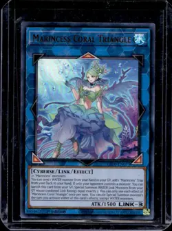 2022 Yu-Gi-Oh Duels From the Deep Marincess Coral Triangle 1st #LED9-EN033 - Image 1