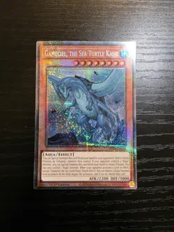 Yu-Gi-Oh! Gameciel, The Sea Turtle Kaiju MP25 Starlight Rare 1st Edition NM - Image 1