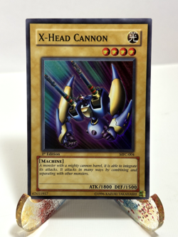 YuGiOh! X-Head Cannon MFC-004 1st Edition Super Rare LP - Image 1