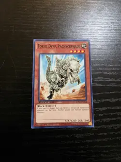 Yu-gi-oh! Fossil Dyna Pachycephalo SGX4-END02 1st Edition Speed Duel - Image 1