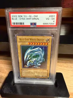 2002 Blue-Eyes White Dragon SDK-001 Starter Deck: Kaiba Unlimited| PSA 4 VG-EX - Image 1