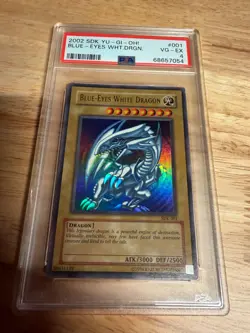 2002 Blue-Eyes White Dragon SDK-001 Starter Deck: Kaiba Unlimited| PSA 4 VG-EX - Image 3