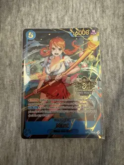 Nami OP11-054 SR One Piece Card Game 3rd Anniversary Edition English Near Mint - Image 1
