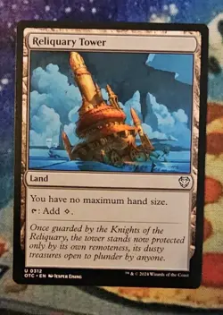 MTG Reliquary Tower x1 NM from Commander: Outlaws of Thunder Junction - Image 1