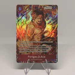 One Piece Illustration Box Vol. 5 Promo Portgas D. Ace ST15-005 SR English - Image 1