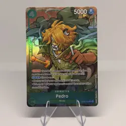 ONE PIECE TWO LEGENDS PEDRO ALTERNATE ART OP08-030 ENGLISH - Image 1