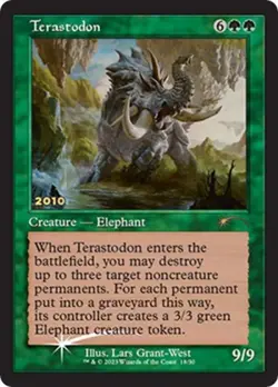 Terastodon -Foil Near Mint MTG Promos: 30th Anniversary Promos - Image 1