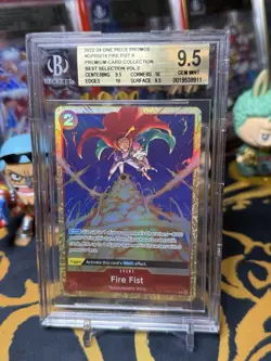 BGS 9.5 One Piece OP05-019 R Fire Fist - English - Best Selection Vol.2 - Graded - Image 1