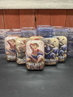 One Piece Tin Pack Set Vol 2 Set of 6| TS-02 OP-13 | Sealed Bandai English - Image 2