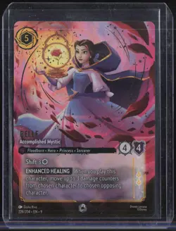 Disney Lorcana Accomplished Mystic #226 Belle - Image 1