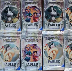 x12 Lorcana Fabled Sealed Booster Packs - Image 2