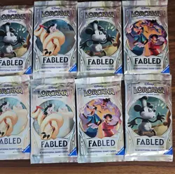 x12 Lorcana Fabled Sealed Booster Packs - Image 3