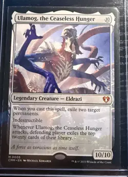 Ulamog, the Ceaseless Hunger Commander Masters Regular Card NM MTG #0005 - Image 1