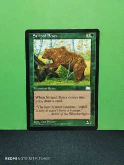 Striped Bears / Getigerte Baren - MTG Magic - Image 1