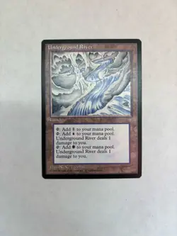 Magic The Gathering MTG Underground River Ice Age - Image 1