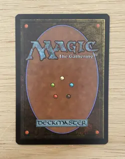 VINTAGE 2000 MTG Big Initiate Invasion NM Black Common SIGNED CARD - Image 2