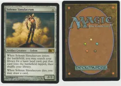 Solemn Simulacrum - 2012 Core Set (M12) LP Magic: The Gathering MTG - Image 1
