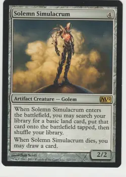 Solemn Simulacrum - 2012 Core Set (M12) LP Magic: The Gathering MTG - Image 4