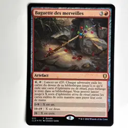 BAGUETTE DES MERVEILLES MTG FOIL CLB - CARTE MAGIC THE GATHERING FR NEUF - Image 1