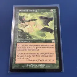 Words of Wilding - Light Play MTG Onslaught - Image 1
