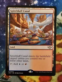 MTG Spirebluff Canal x1 NM from Outlaws of Thunder Junction - Image 1