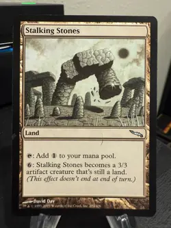 MTG Magic the Gathering Mirrodin Stalking Stones - Image 1
