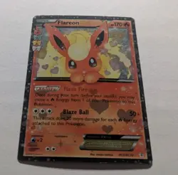 2016 POKEMON BASIC FLAREON EX RC6/RC32 GENERATIONS RADIANT COLLECTION USED - Image 1