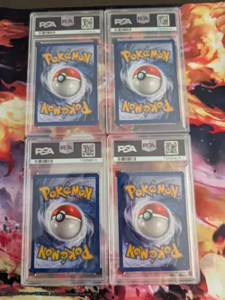4 Graded Pokemon Cards French Psa 9-10 - Image 2