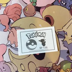 Horsea #116 - 2022 Pokemon Indigo League Sticker Set (Peru) - Image 2