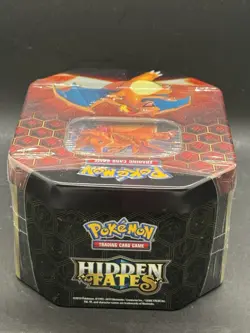 Pokemon TCG S&M Hidden Fates Tin Charizard GX Factory Sealed 820650804816 - Image 5