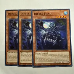Dipsea Fiend x3 (playset) MP25-EN402 Common 1st ED NM Yugioh - Image 1