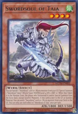 1x Swordsoul of Taia - 1st Edition NM Eng YuGiOh - Maze of the Master - Image 4
